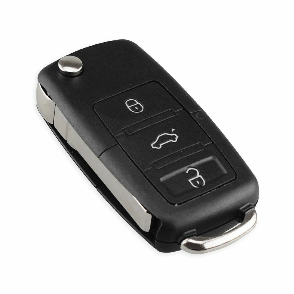 Car Key Shell For Volkswagen VW Jetta Golf Passat Skoda Flip Fold B5 B6 Beetle