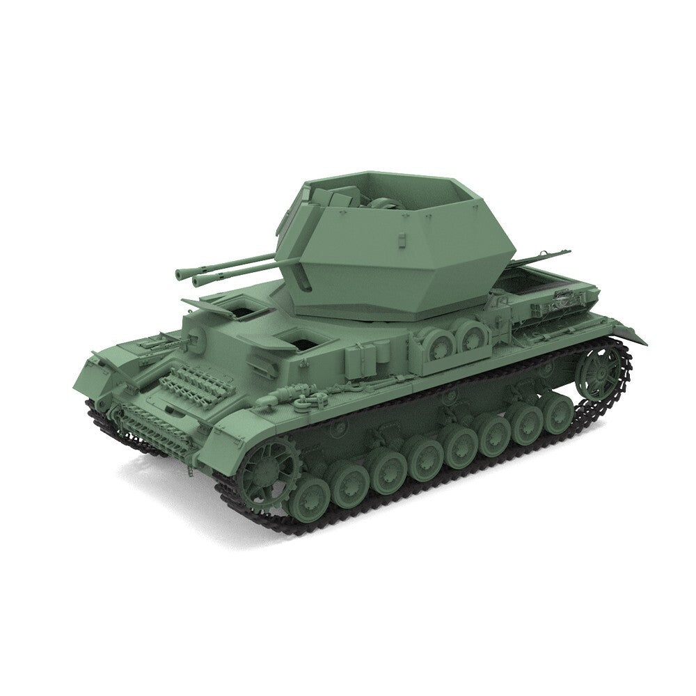 SS72805 1/72 25mm Military Model German Flakpanzer IV Ostwind II SPAA 3D RESIN