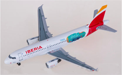 1:400 AeroClassics Iberia Airbus A320 Airplane Passenger Diecast Model