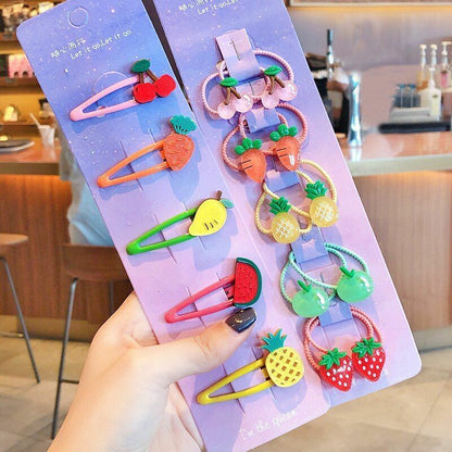 Hair Bands 10/20 Pcs/Bag Shiny Flowers Baby Scrunchies Rubber Kids Accessories