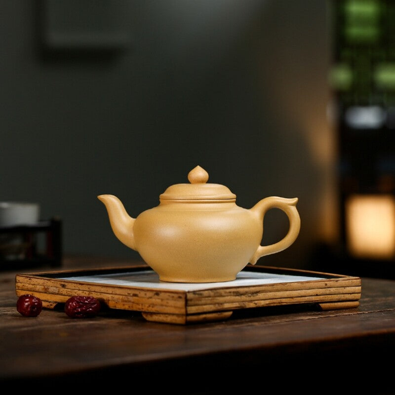 Authentic Yixing Zisha Duan Clay Tea Pot Marked Original Ore Certificate Paper
