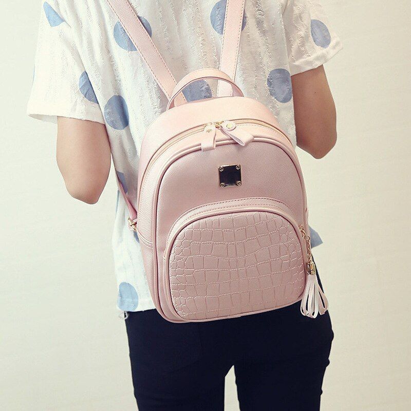 Backpack Fashion Summer Versatile College Casual Bags Traveling Purses Polyester