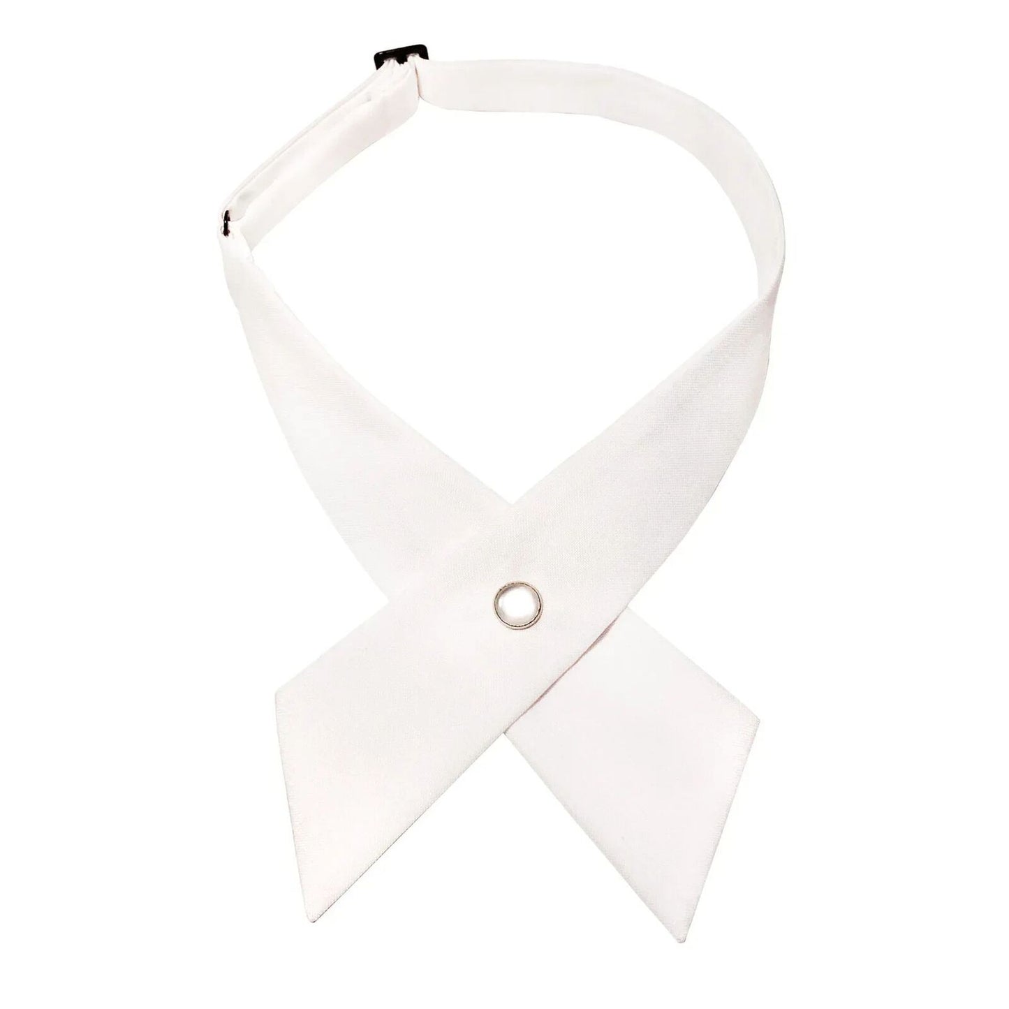 Women Criss Cross Bow Ties Fashion Solid Detachable Collars Apparels Accessories