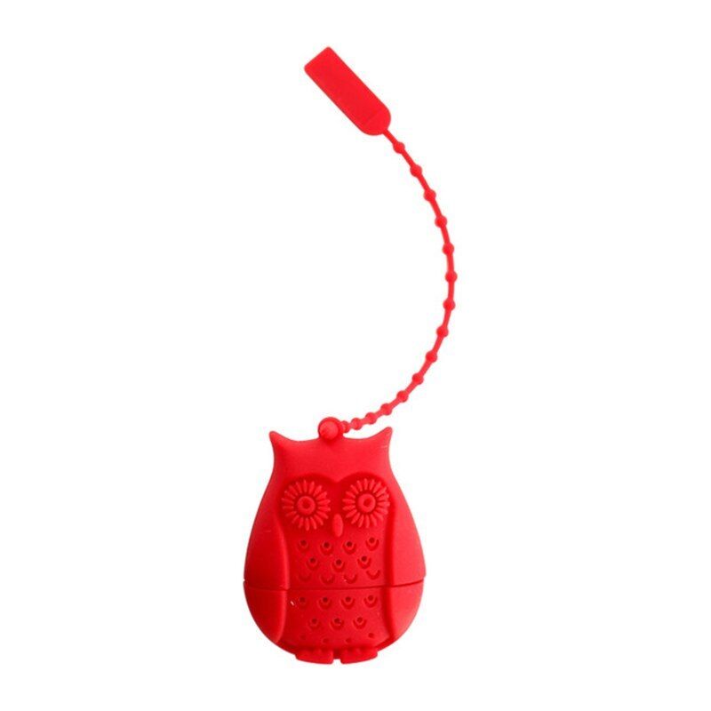 Tea Infuser Silicone Owl Shape Coffee & Tea Bags Tea Strainers Herb Spice Filter