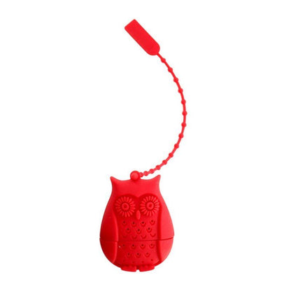 Tea Infuser Silicone Owl Shape Coffee & Tea Bags Tea Strainers Herb Spice Filter