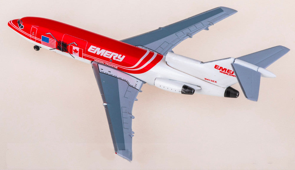1:400 AeroClassics Emery Boeing 727-100F N413EX Airplane Diecast Model