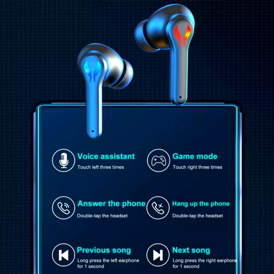 Audifonos Gamer Bluetooth Inalambricos Auriculres Pro Gaming Juegos Musica Call