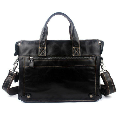 Shoulder Bag Messenger Crossbody Bags Men's PU Leather Handbag Briefcase Laptop