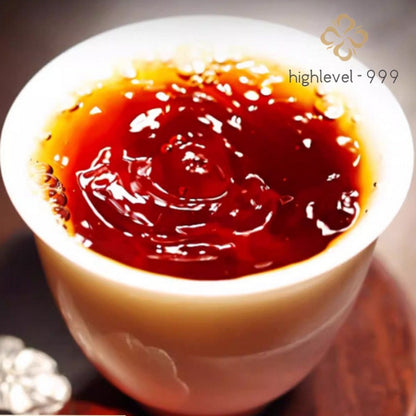 357g 2007 Yunnan Pu'er Tea Ripe Puerh 18 Year Aged Banzhang Seven Sons Cake