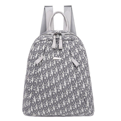 Letter Backpack Oxford Canvas Purse Traveling Small Bags Cute Backpack Polyester