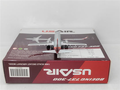 1:400 JC Wings USAIR B737-300 Passenger Airplane Diecast Aircraft Model