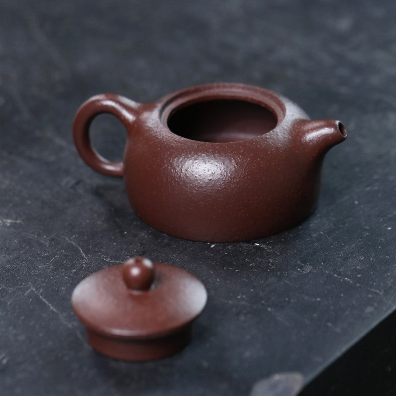 80ml Kungfu Tea Pot On Sales Handmade Half Moon Style Real Yixing Zisha Pot New