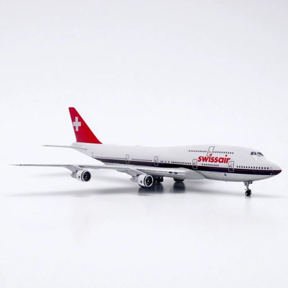 1:400 JC Wings Swissair Boeing 747-300 Passenger Airplane Diecast Plane Model