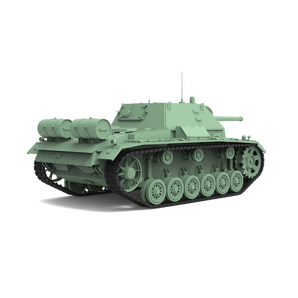 SSMODEL SS144610 1/144 Military Model Kit Soviet SU-76I Tank Destroyer WAR WoT