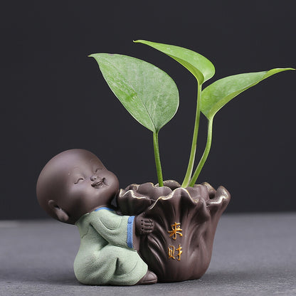New Creative Vase Small Size Yixing Zisha Tea Pet Home Table Decoration Ornament