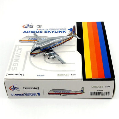 1:400 JC Wings AIRBUS SKYLINK 377SGT SUPER GUPPY TURBINE Airplane Diecast Model