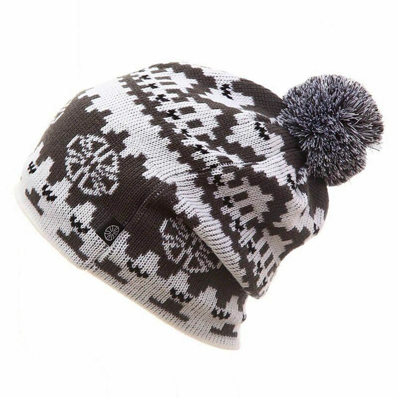 Autumn Winter Ski Hat Snowboard Winter Skating Beanies Head Warm Acrylic Thermal