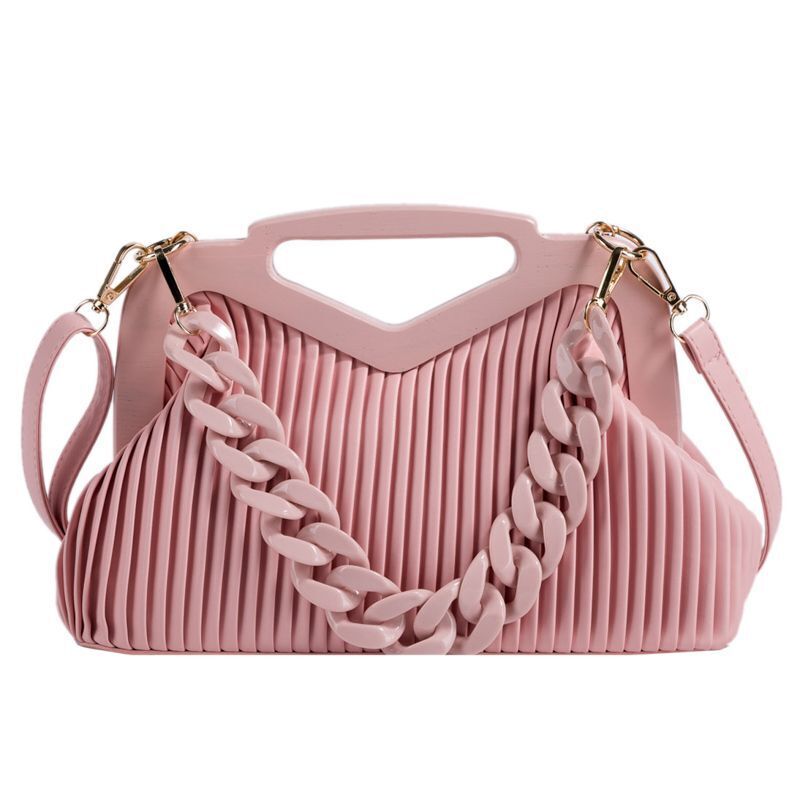 Handbag Inverted Triangle Handle Leather Hand Pouch Classic Crossbody Bags Tote