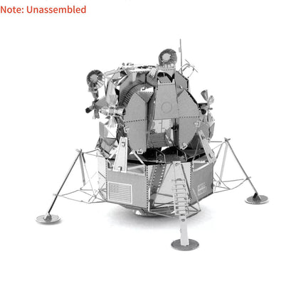 8cm DIY Metal 1/50 Scale USA Apollo Lunar Module Not Assembled Model Toy Gift