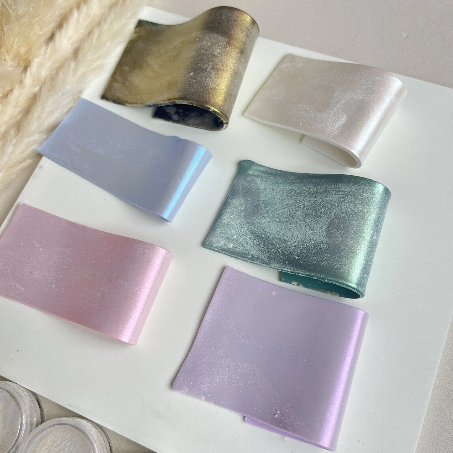 Shimmer Glitter 1g Multicolor Holographic Neon Soft Ceramic Polymer Clay Pigment