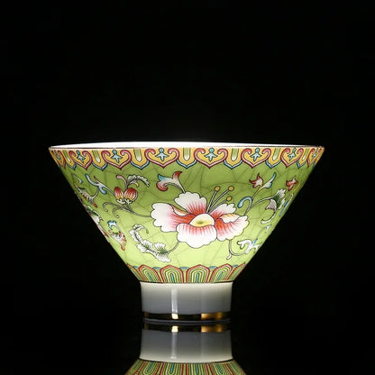 Jingdezhen Ceramic Teacup Hand Painted Phnom Penh Tea Cup Handmade Tea Set