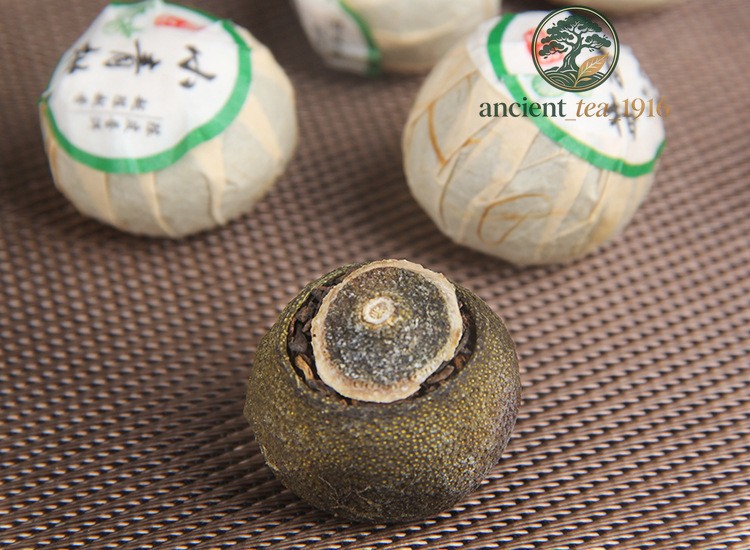 500g Small Green Mandarin Orange Pu'er Tea Royal Court Chenpi Pu-erh