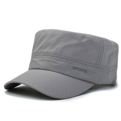 Neutral Hat Retro Cap Flat Cap Cotton Cap Military Cap Retro Temperament Stylish
