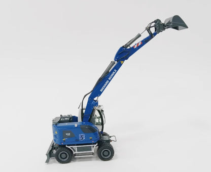 1:50 NZG LIEBHERR A918 Wheeled Excavator RICHARD SCHULZ Machine Diecast Model