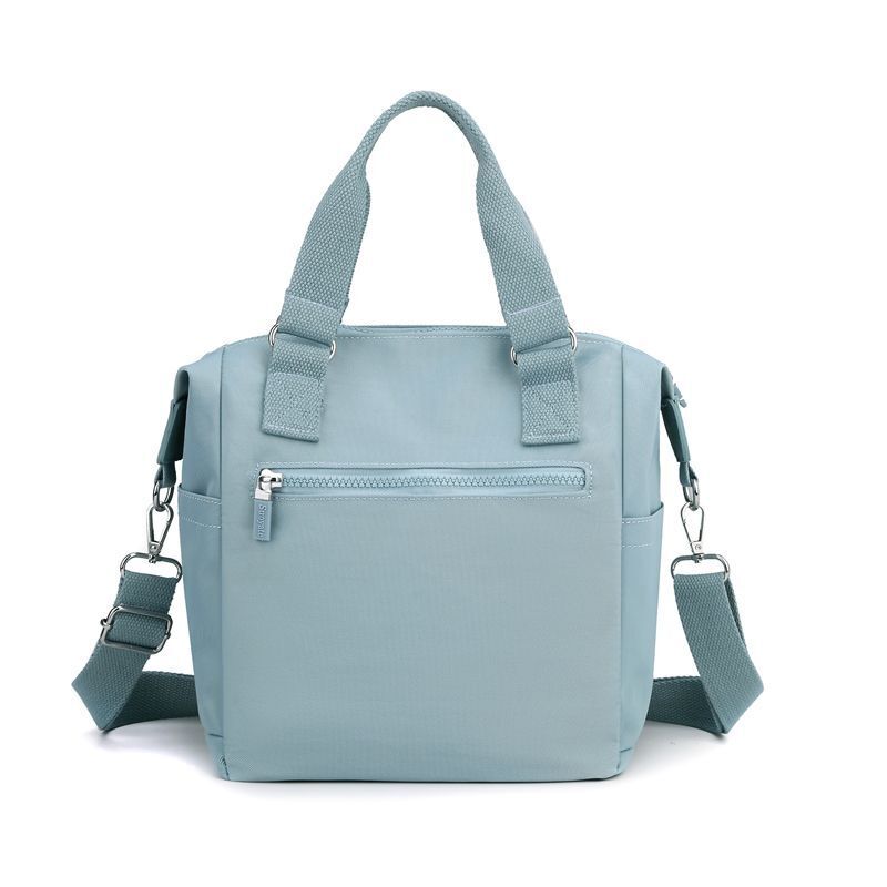 Durable Fabric Shoulder Bag Multi-pocket Messenger Bag Large Shopping Purse 1PC