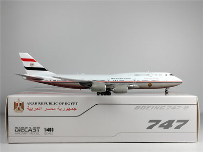 1:400 JC Wings ARAB REPUBLIC OF EGYPT B747-8 Passenger Airplane Diecast Model