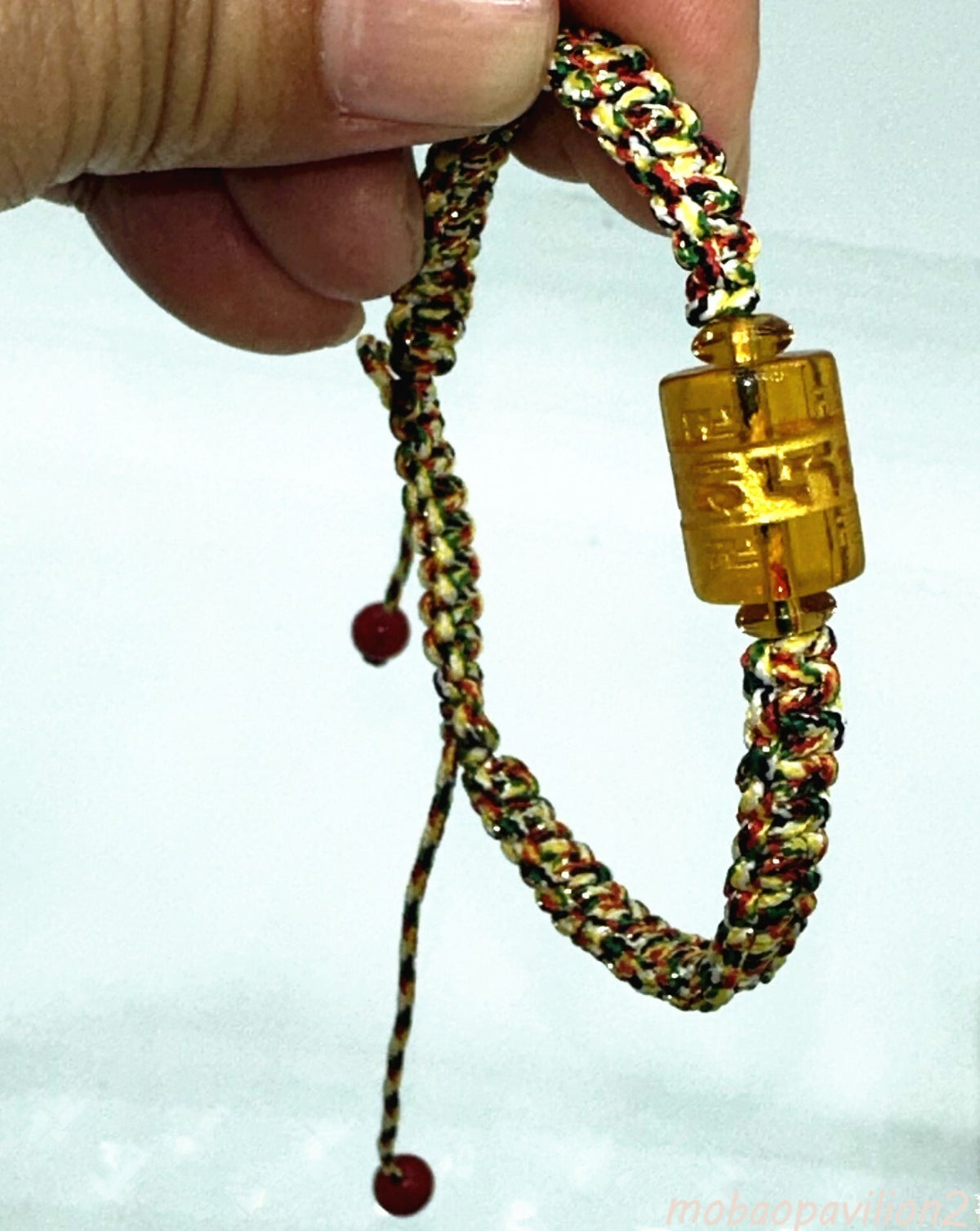 New Handmade Tibetan Buddhism Prayer Wheel Om Mani Padme Hum Blessing Bracelet