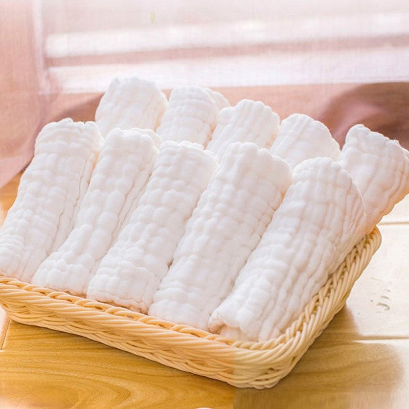 10x Pure Cotton Reusable Baby Cloth 12 Layer Diaper Nappy Liners Insert Soft New