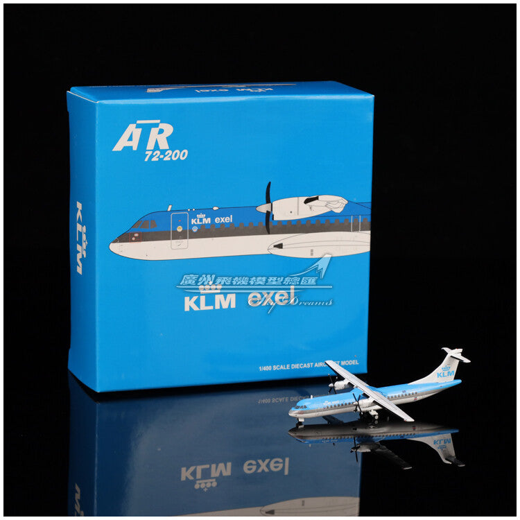 1:400 JC Wings KLM ATR-72-200 Passenger Airplane Diecast Aircraft Plane Model