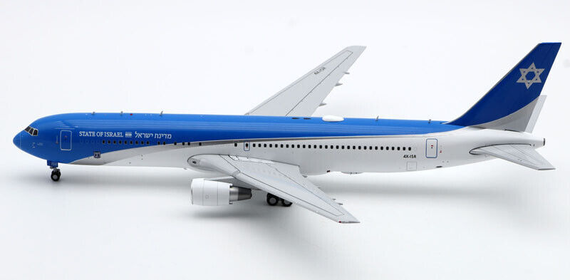 1:200 28CM JC Wings STATE OF ISRAEL B767-300ER Passenger Airplane Diecast Model
