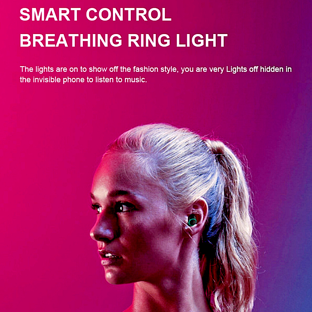 Bluetooth 5.0 Wireless Earbuds Headphone Headset Noise Cancelling TWS Waterproof