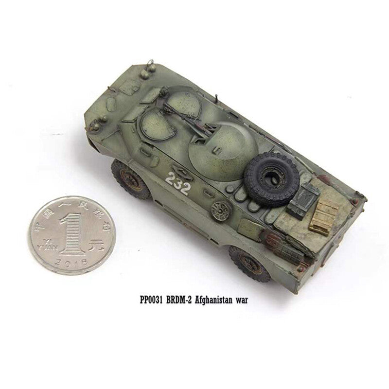 1/72 Soviet BRDM-2 wheeled armored vehicle BRDM2 model Afghanistan war