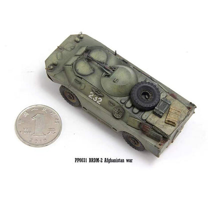 1/72 Soviet BRDM-2 wheeled armored vehicle BRDM2 model Afghanistan war