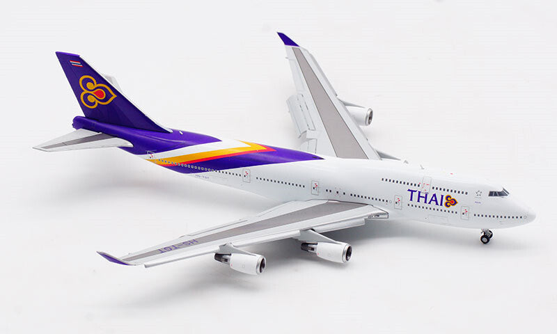 JC Wings THAI FOR BOEING B747-400 HS-TGT FLAPS DOWN 1/400 Plane Pre-built Model
