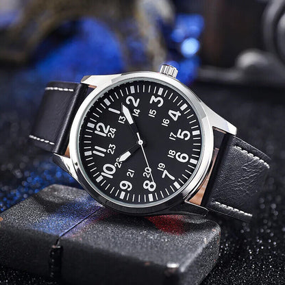 Wrest Watch 42mm Pilot Collection Easy Reading Japanese Movement Display Watch