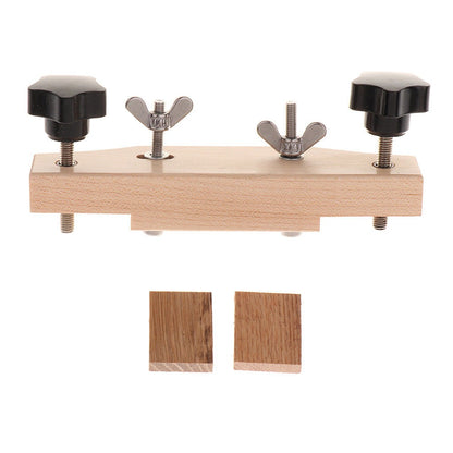 New Practical Maple Stainless Steel Guitar Bridge Clamp Luthier Repair Tools