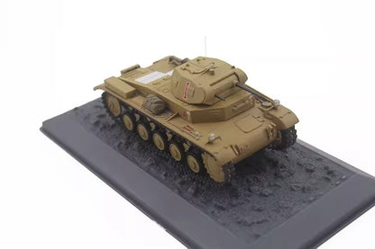 1/43 Pz.Kpfw.II Ausf.C Italian Tank No.2 Type C Simulation Alloy Model