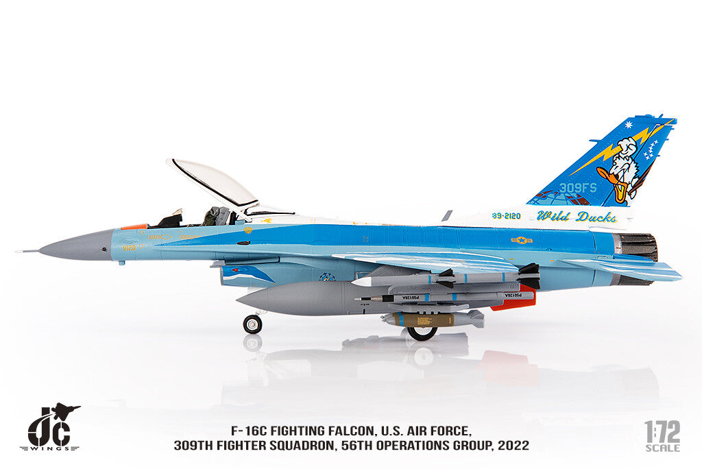 1:72 JC Wings Lockheed F-16C Fighting Falcon USAF Luke AFB Fighter Diecast Model