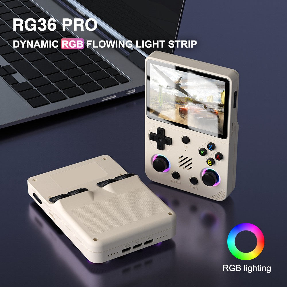 RG36 Pro Handheld Game Console GBA Portable Nostalgic Mini Arcade PSP RGB