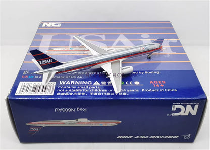 NG Model for USAir for Boeing B757-200 N603AU 1:400 Aircraft Pre-built Model