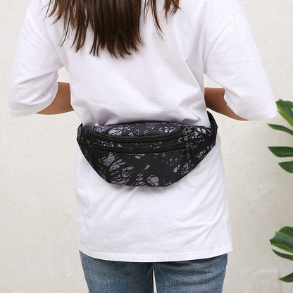 Holographic Waist Bag Sport Running Fanny Pack Crossbody Bag Fashionable Purse