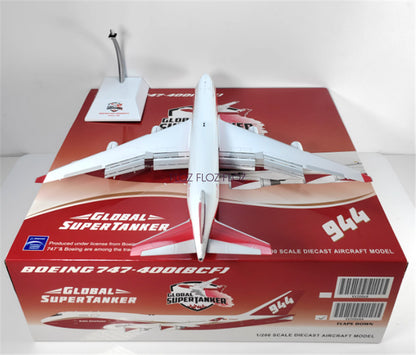 1:200 JC Global Super Tanker Services for Boeing B747-400F N744ST Flaps down