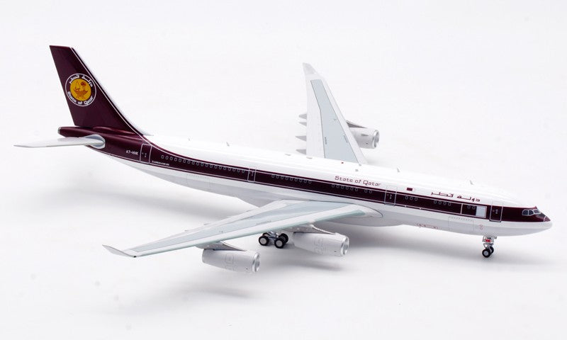 1:200 InFlight State of Qatar Airbus A340-200 Airplane Diecast Aircraft Model