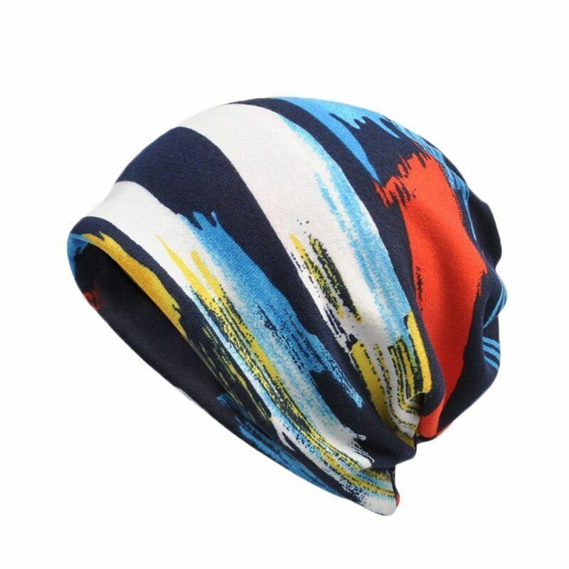 Skiing Hat Warm Winter Skating Skull Cap Beanie Fleece Scarf Snowboard One Size