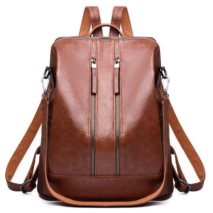 Women Backpack PU Bag Bucket Lady Shoulder Packs Backpacks Travel Rucksack