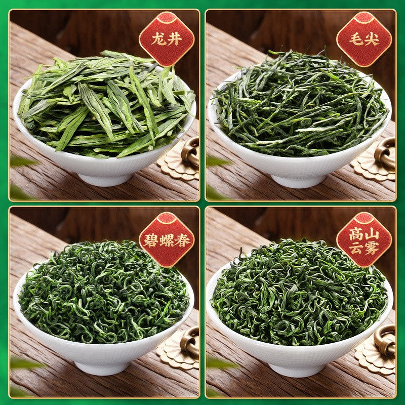 Premium Green Tea Longjing Maojian Tea Mingqian Biluochun Gaoshan Yunwu Tea